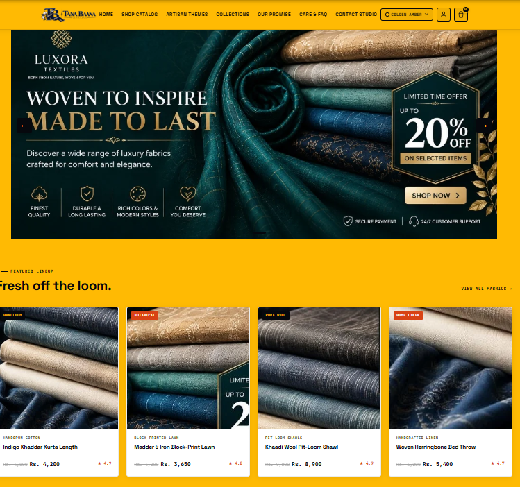 Tana Baana textile Weave Your Style